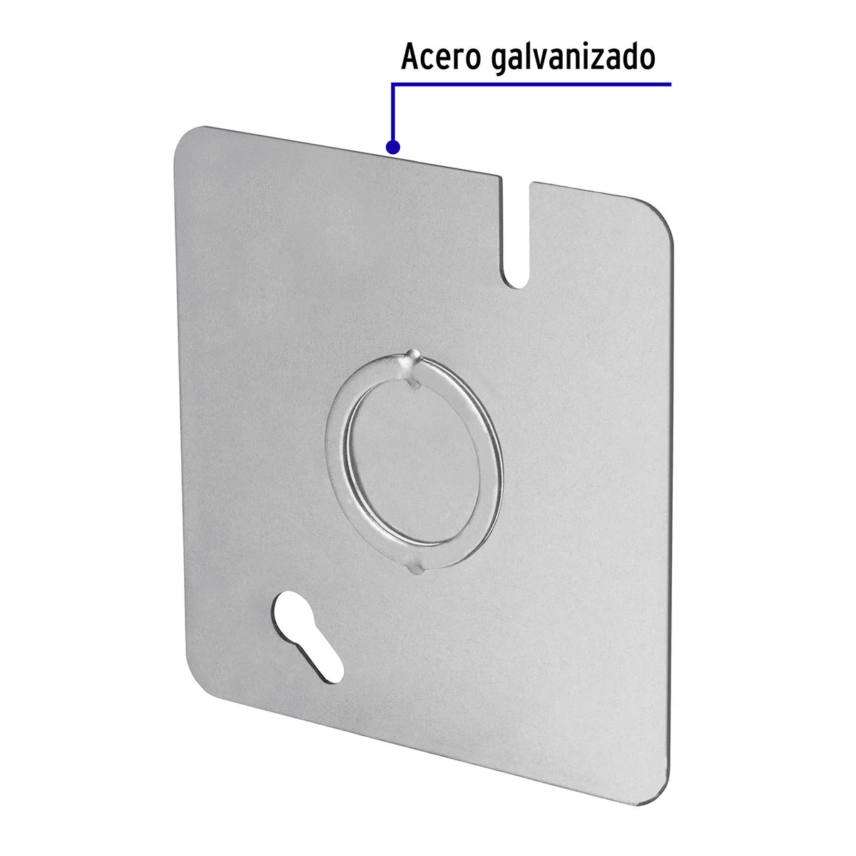 Tapa de 3' x 3' para caja cuadrada reforzada, Volteck