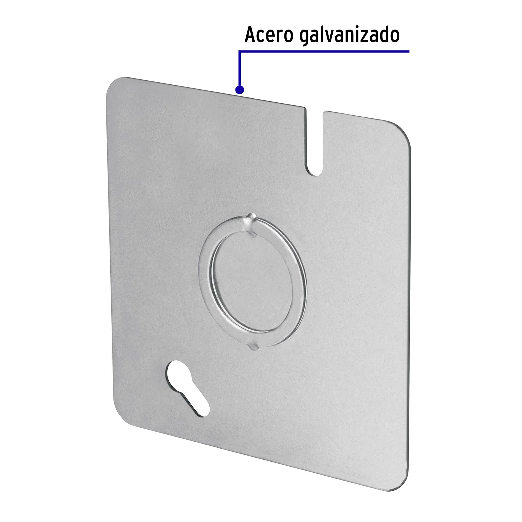 Tapa de 3' x 3' para caja cuadrada reforzada, Volteck