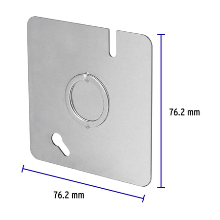 Tapa de 3' x 3' para caja cuadrada reforzada, Volteck