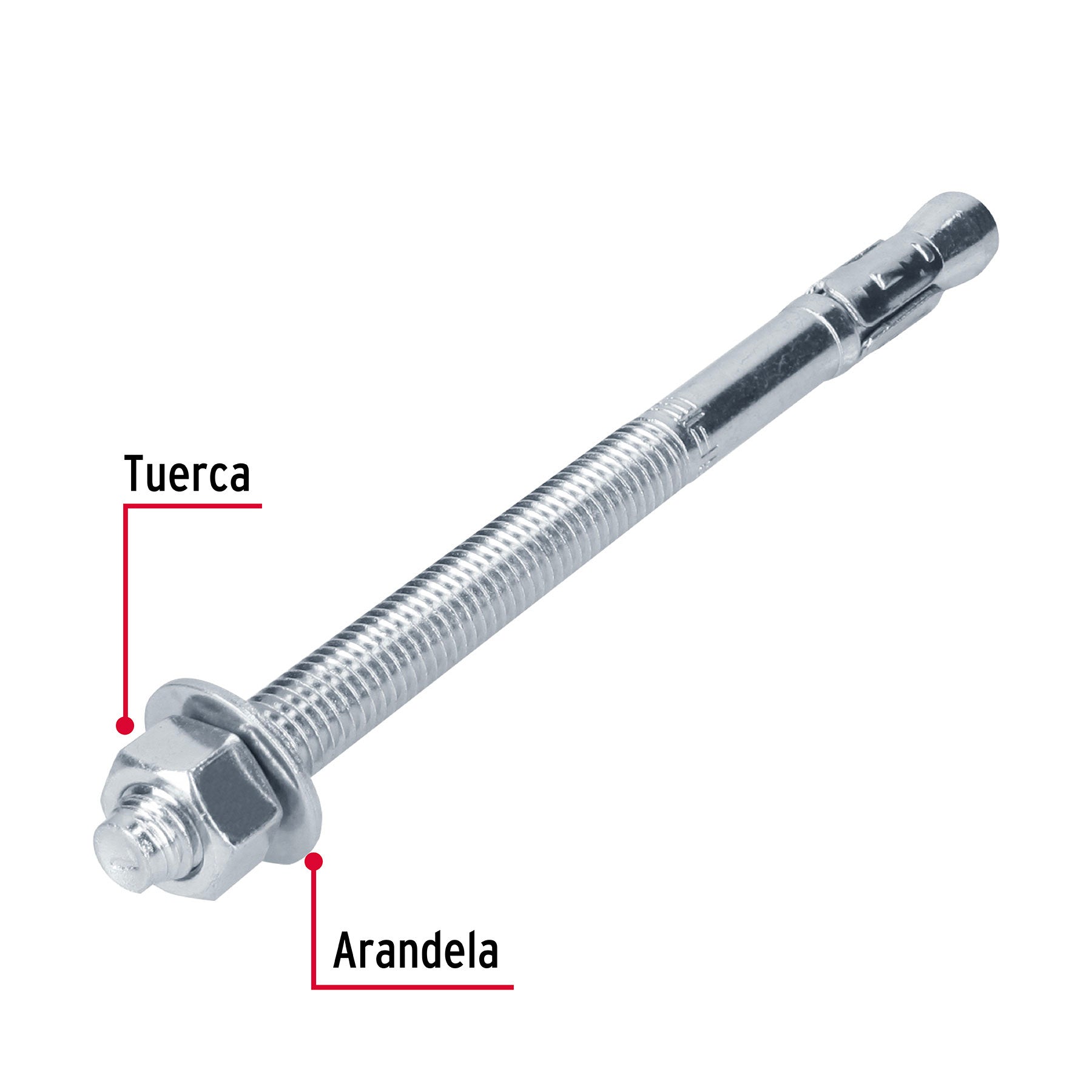 Caja con 25 taquetes arpón de 1/2' x 7', FIERO 1/2', 7'