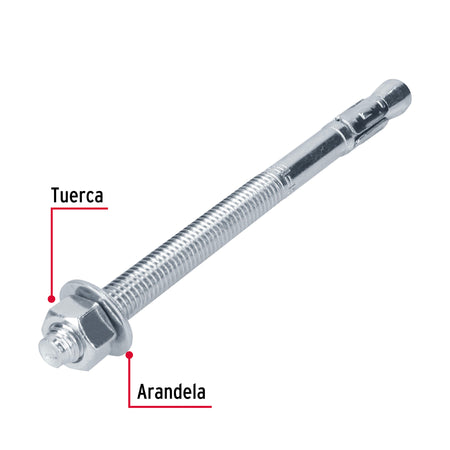 Bolsa con 4 taquetes arpón 1/2' x 7', FIERO