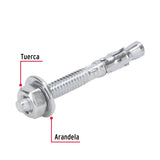 Caja con 100 taquetes arpón de 1/4' x 2-1/4', FIERO 1/4', 1/4'