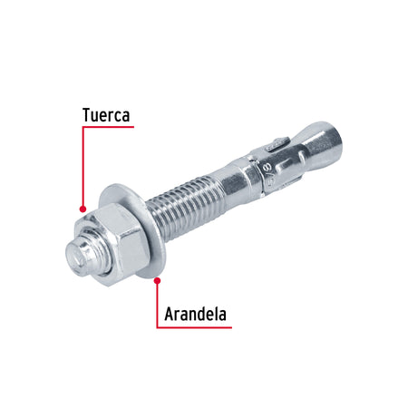 Bolsa con 2 taquetes arpón 5/8' x 4-1/2', FIERO