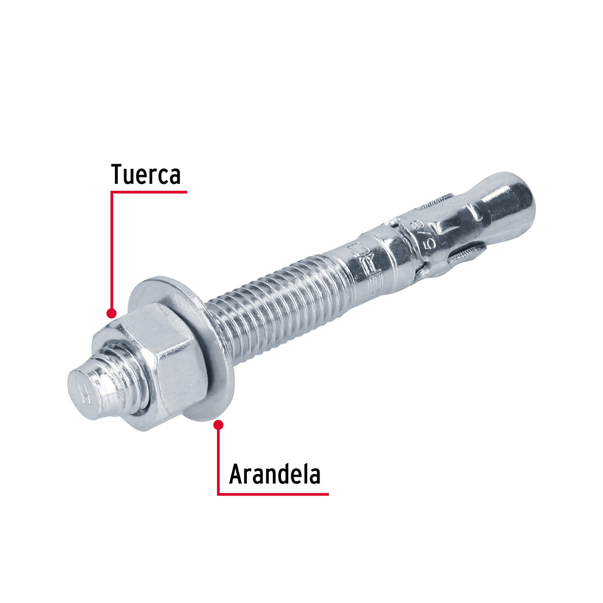 Bolsa con 2 taquetes arpón 5/8' x 5', FIERO 5/8', 5'