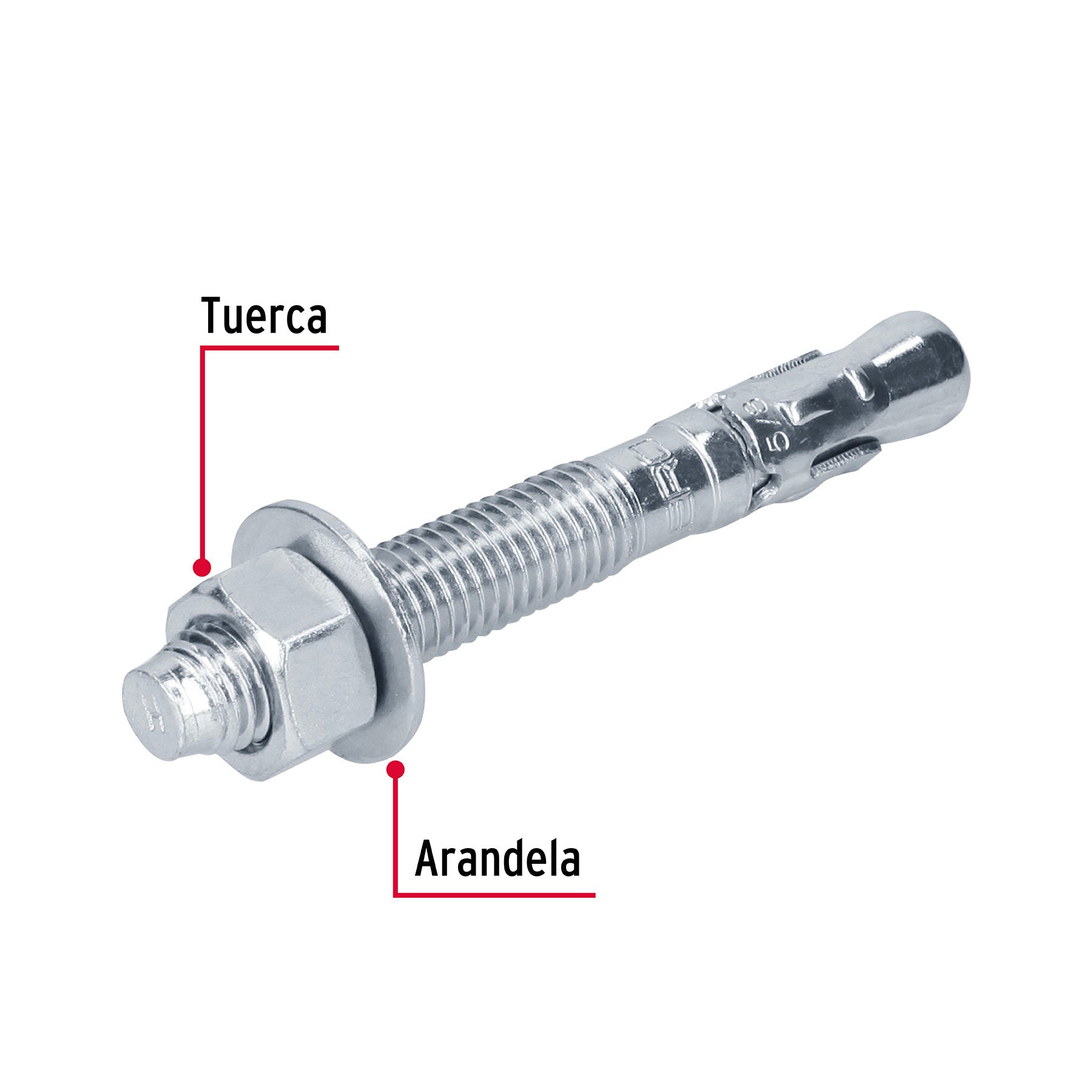 Bolsa con 2 taquetes arpón 5/8' x 5', FIERO 5/8', 5'