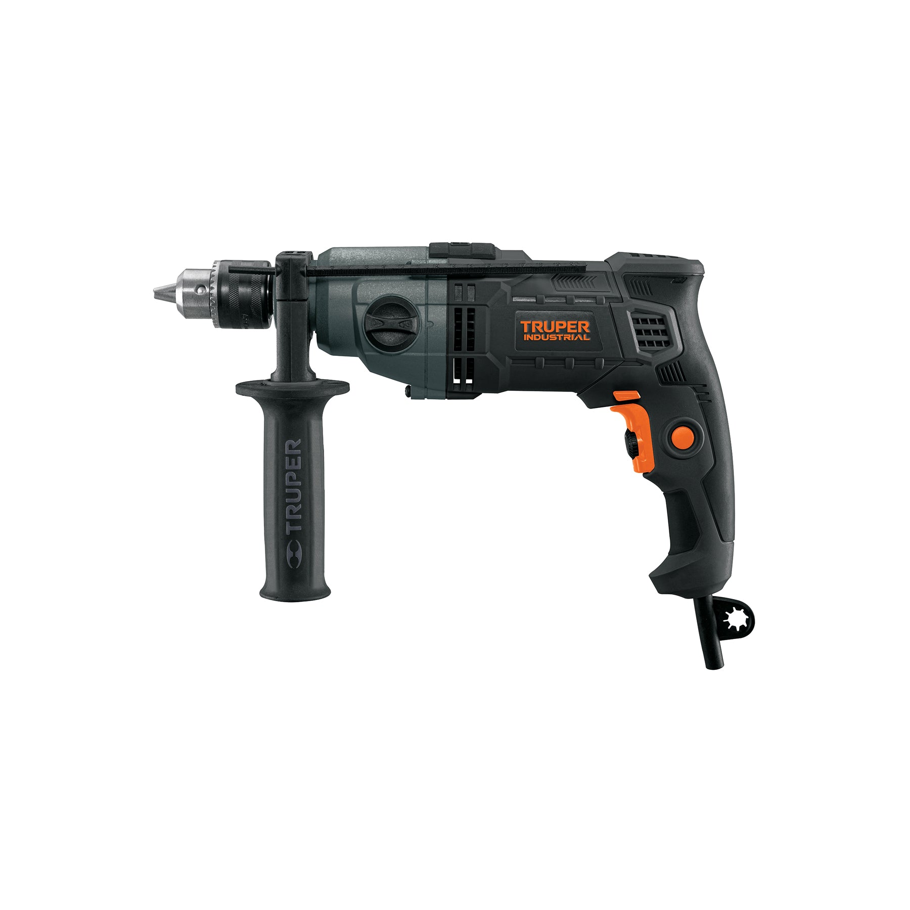 Taladro 1/2" 800W dos velocidades TRUPER INDUSTRIAL