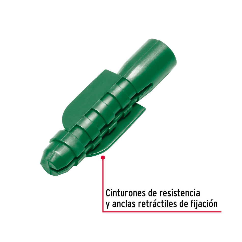 Bolsa con 50 taquetes de plástico 1/2', FIERO 1/2'