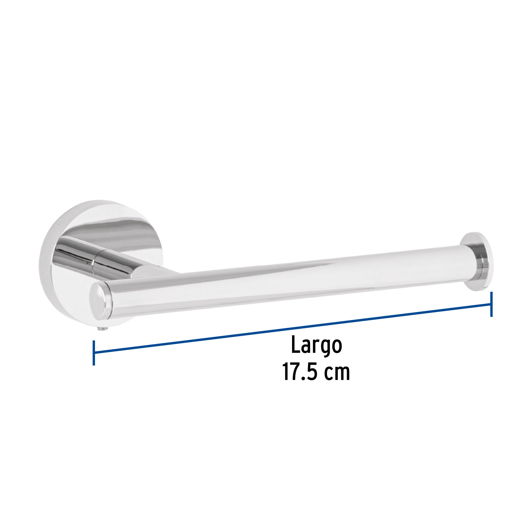 Portarrollo metalico acabado FOSET TUBIG cromo