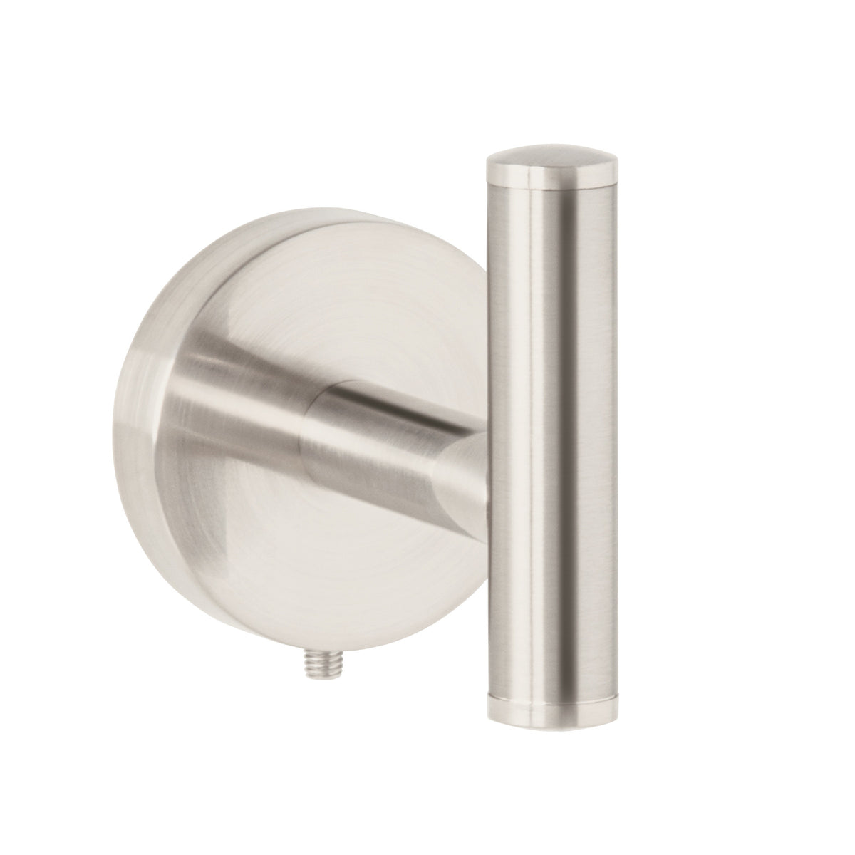 Gancho sencillo metalico acabado satin FOSET TUBIG