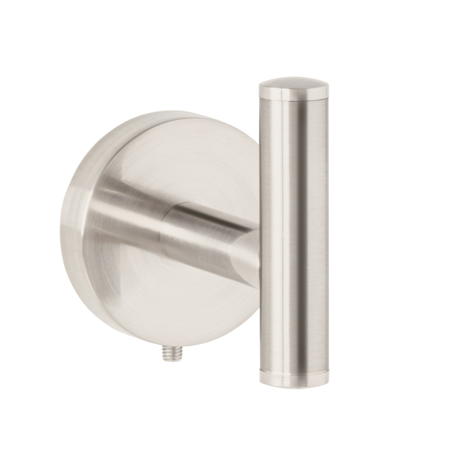 Gancho sencillo metalico acabado satin FOSET TUBIG