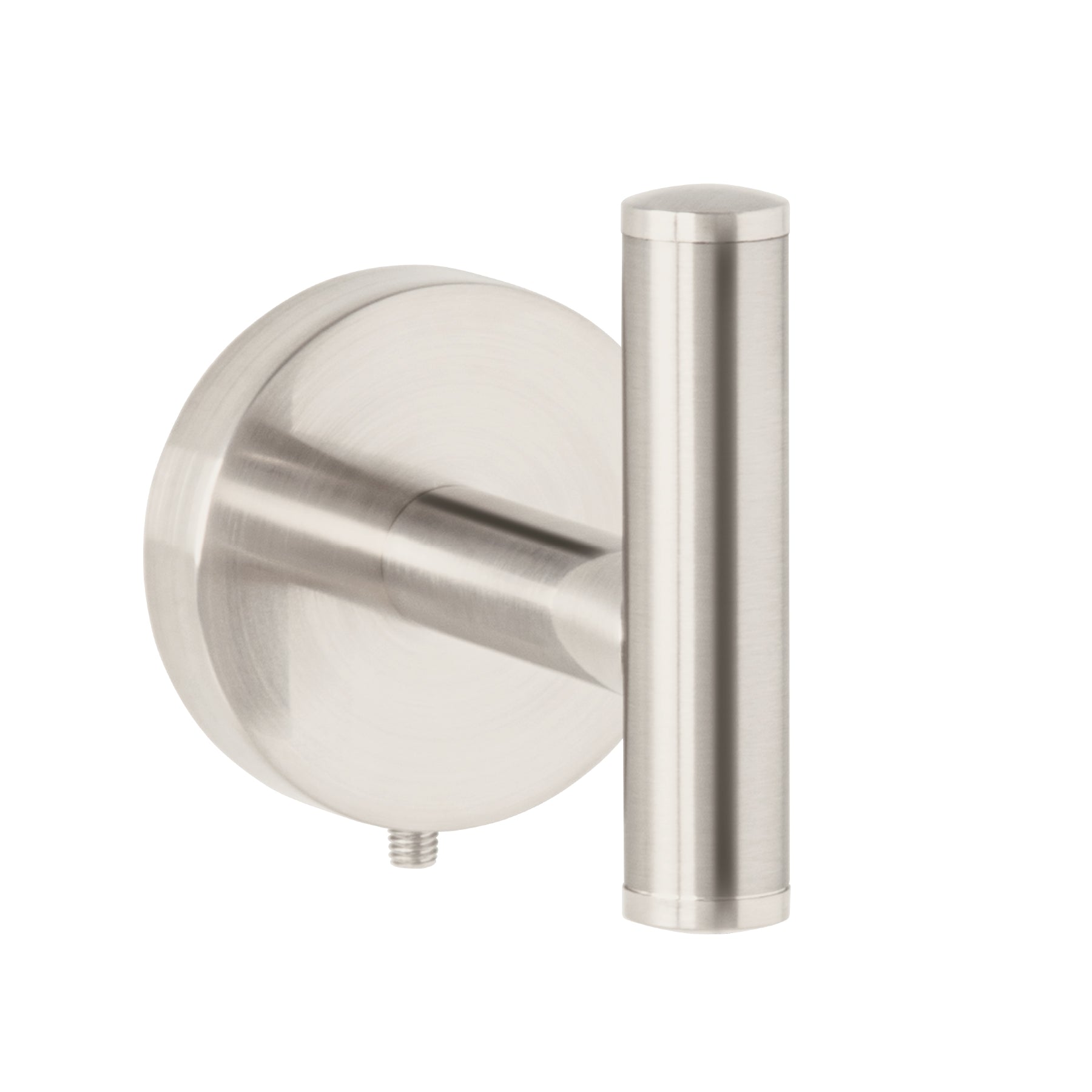 Gancho sencillo metalico acabado satin FOSET TUBIG