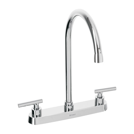 Mezcladora para fregadero manerales palanca cromo TUBIG