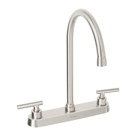 Mezcladora para fregadero manerales palanca satin TUBIG