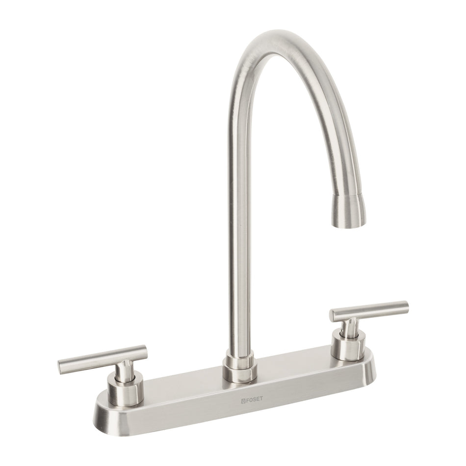 Mezcladora para fregadero manerales palanca satin TUBIG