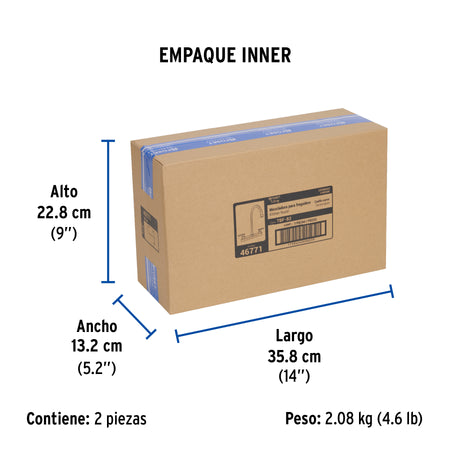 Mezcladora para fregadero manerales palanca cromo TUBIG