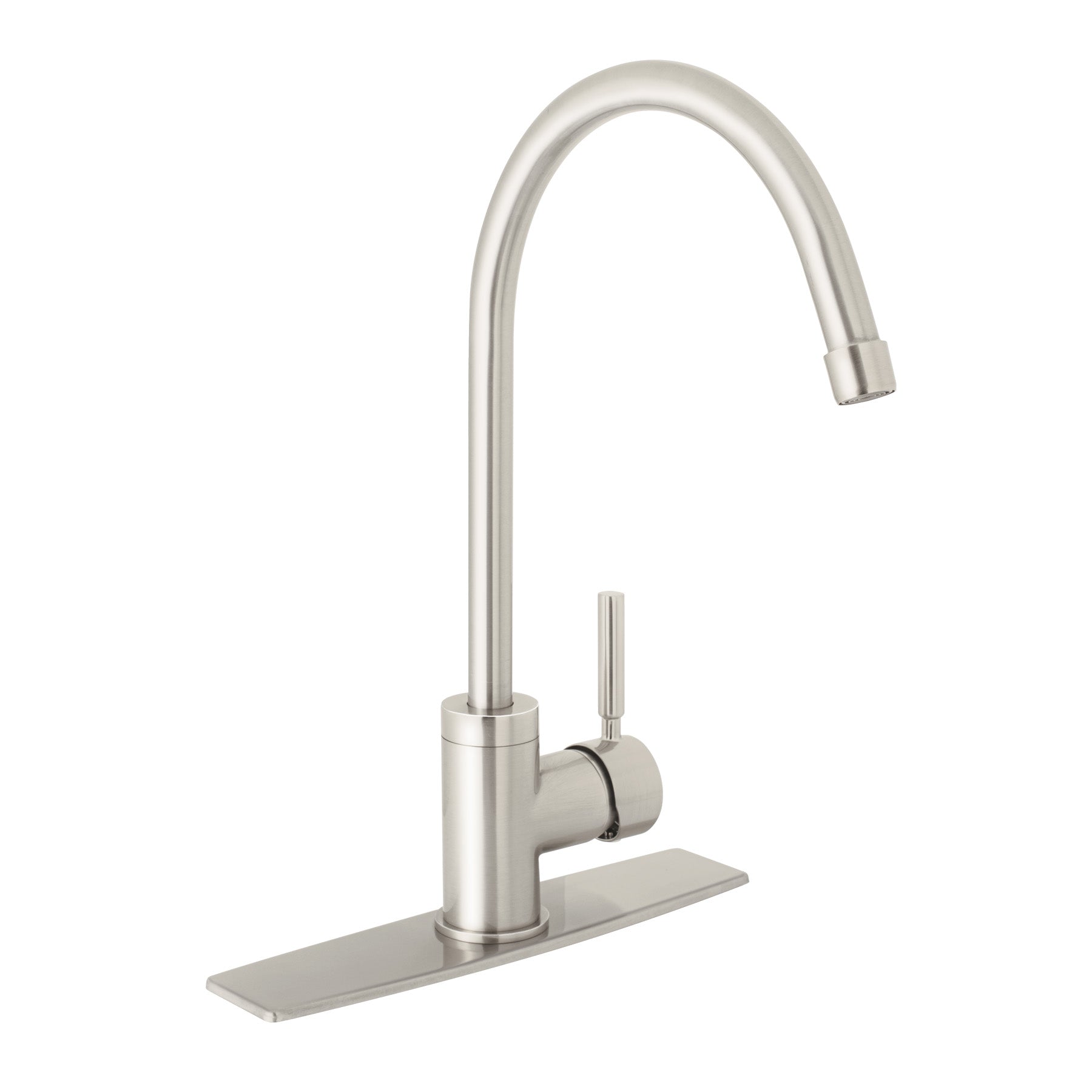 Monomando para fregadero cuello alto satin FOSET TUBIG