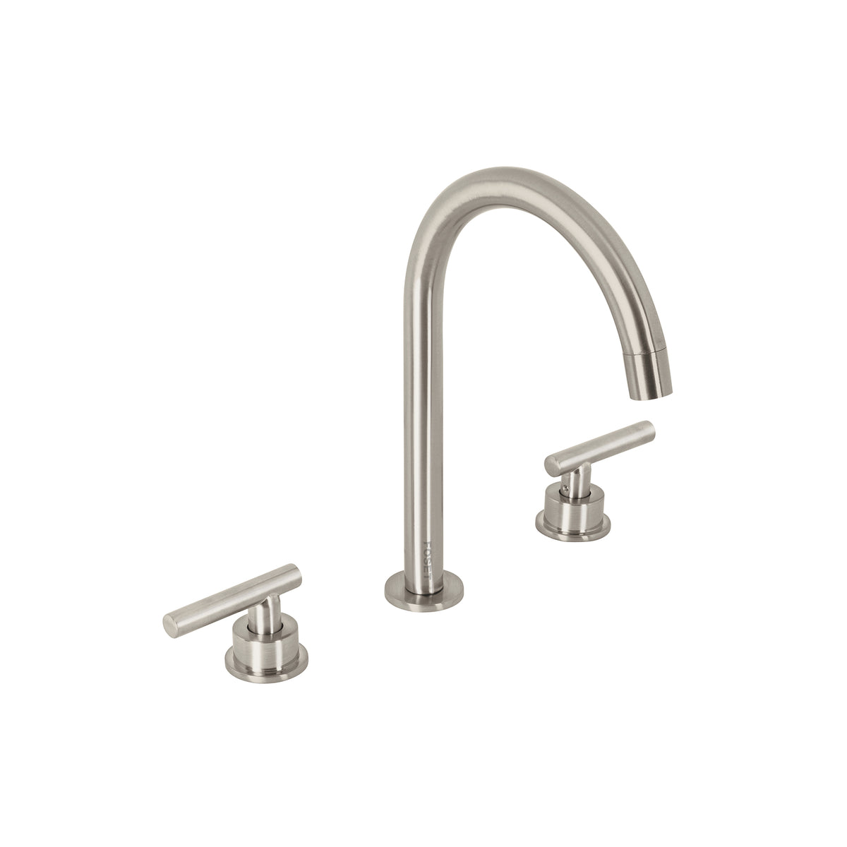 Mezcladora p/lavabotaladros separadospalanca satin TUBIG