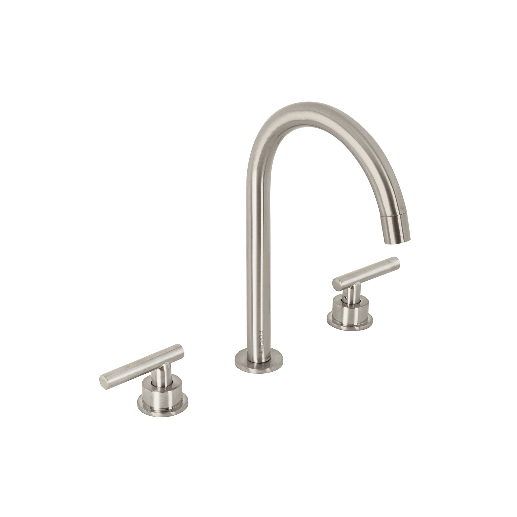 Mezcladora p/lavabotaladros separadospalanca satin TUBIG