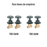 Juego de 2 manerales para regadera volante TUBIG negro