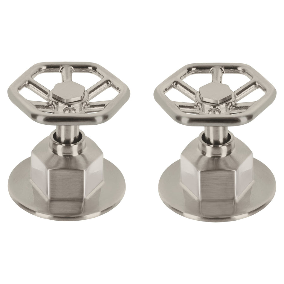 Juego de 2 manerales para regadera volante satin TUBIG