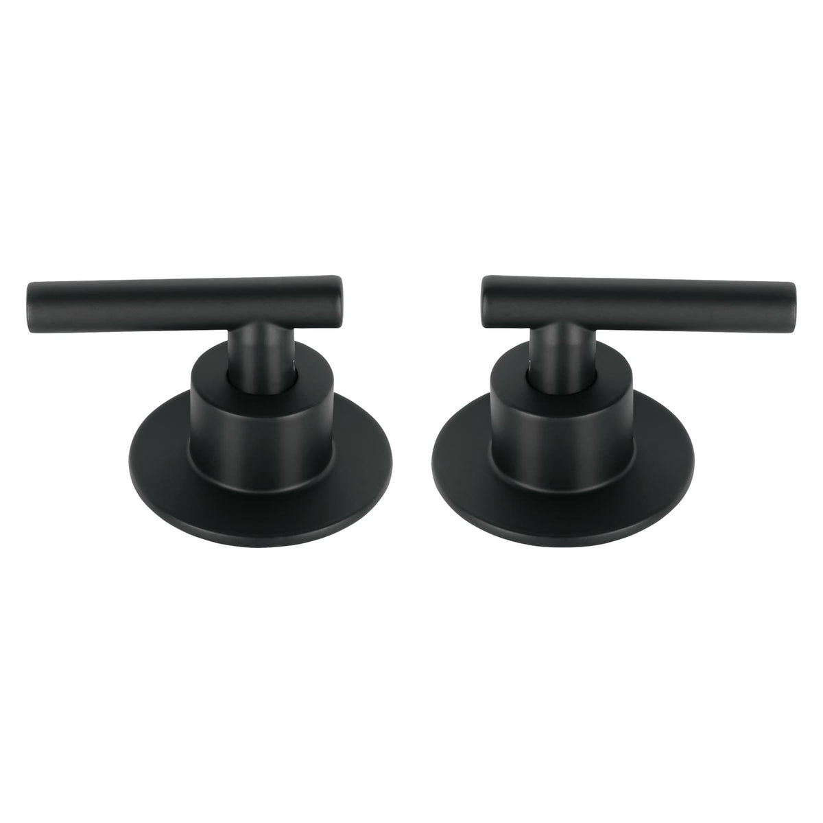 Juego de 2 manerales para regadera palanca TUBIG negro