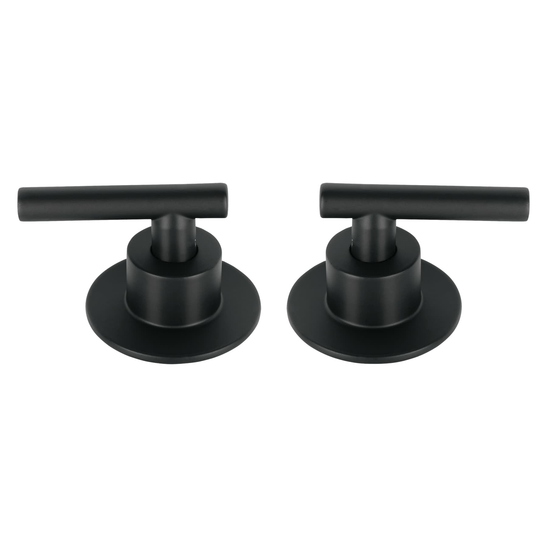 Juego de 2 manerales para regadera palanca TUBIG negro