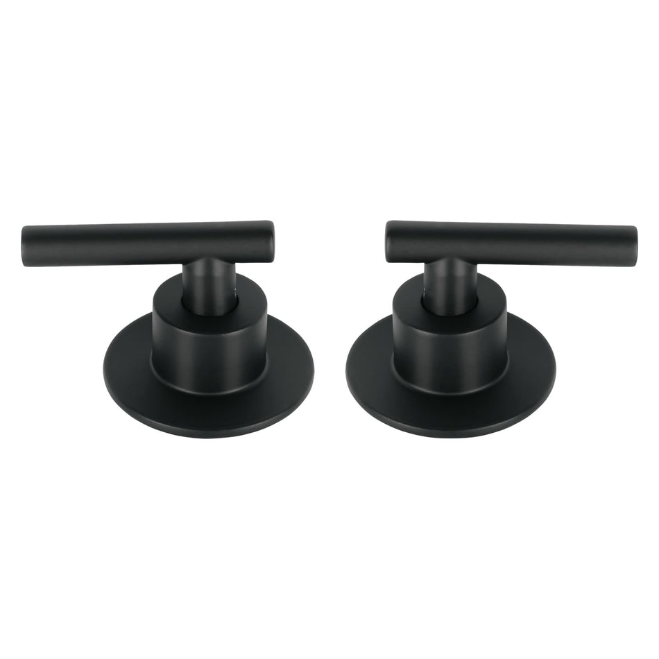 Juego de 2 manerales para regadera palanca TUBIG negro
