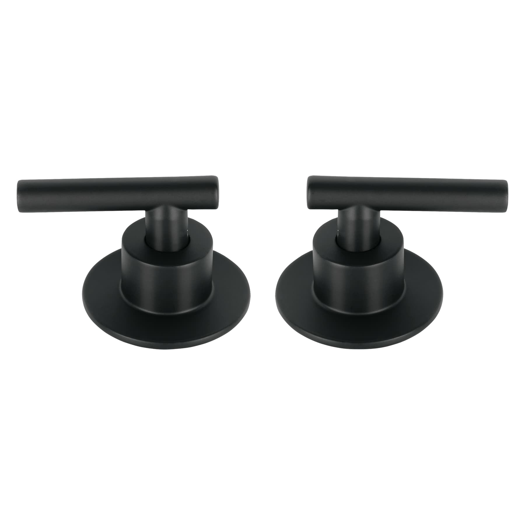 Juego de 2 manerales para regadera palanca TUBIG negro