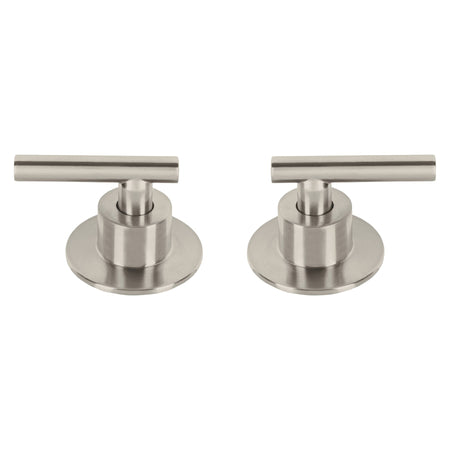 Juego de 2 manerales para regadera palanca satin TUBIG