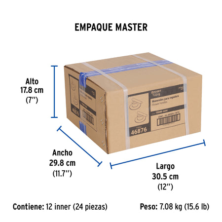 Juego de 2 manerales para regadera palanca satin TUBIG
