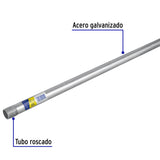 Tubo Conduit 1/2' pared gruesa (1.6 mm), et. amarilla, 3 m 1/2', 1.6 mm, 3 m