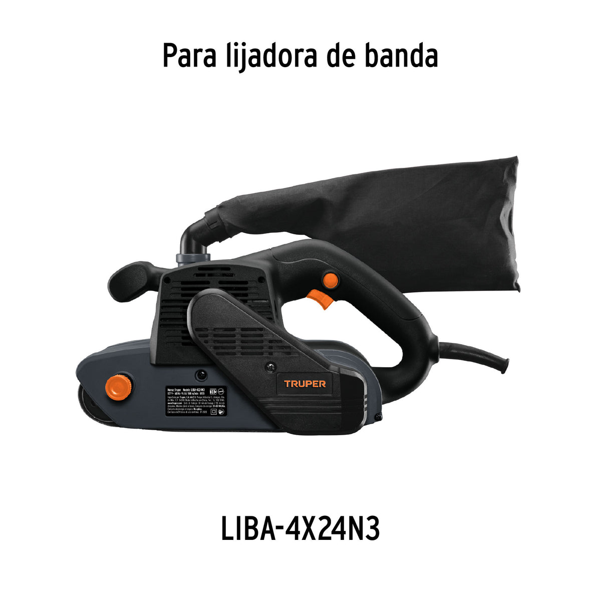 Tapa porta carbon de repuesto para LIBA-4X24N3 Truper