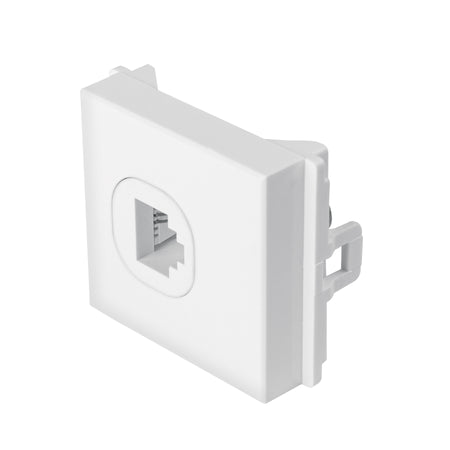 Toma de teléfono de 1.5 módulos, línea Toledo, BASIC