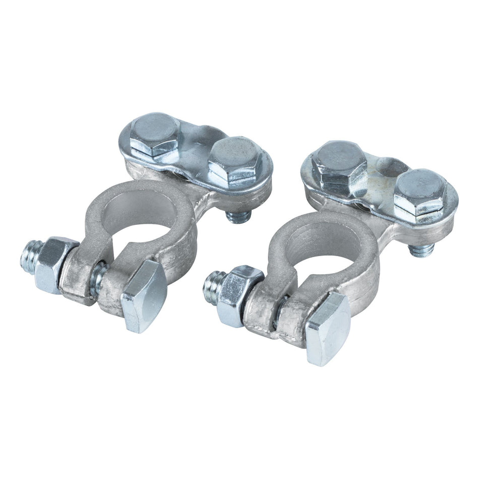 Blister 2 terminales p/bateria plomo poste superior Pretul