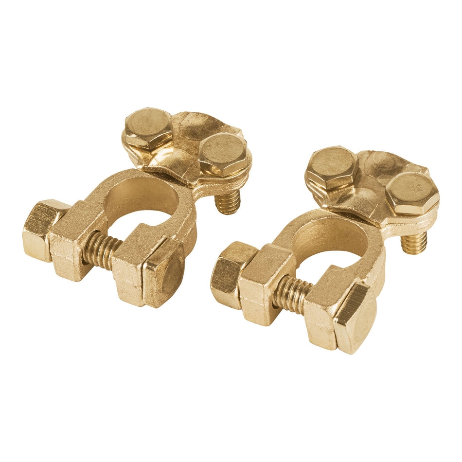 Blister 2 terminales p/bateria laton poste superior Pretul