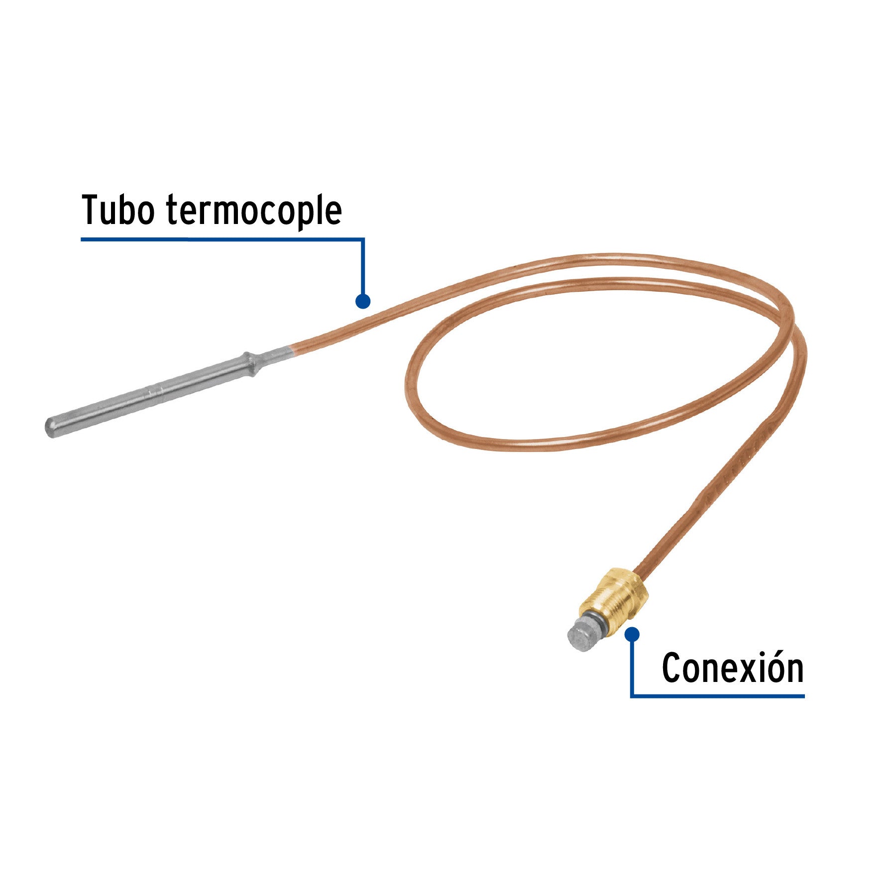 Termocople 60 cm soldable, FOSET