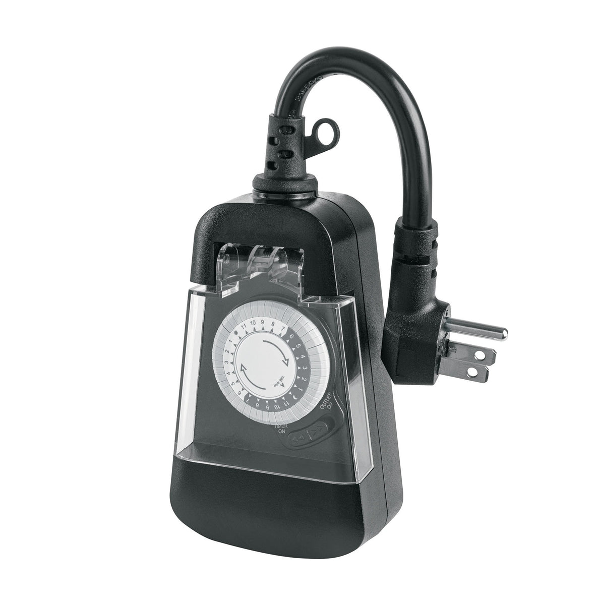 Temporizador analogico para uso en exteriores Volteck