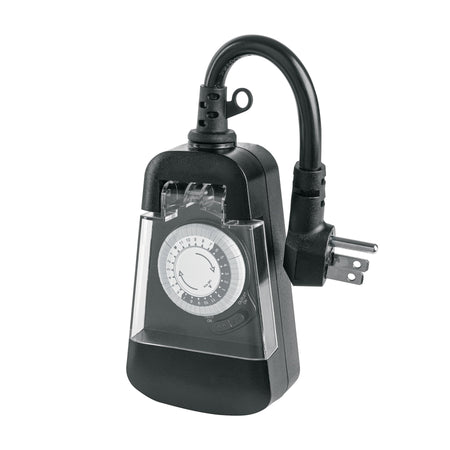 Temporizador analogico para uso en exteriores Volteck