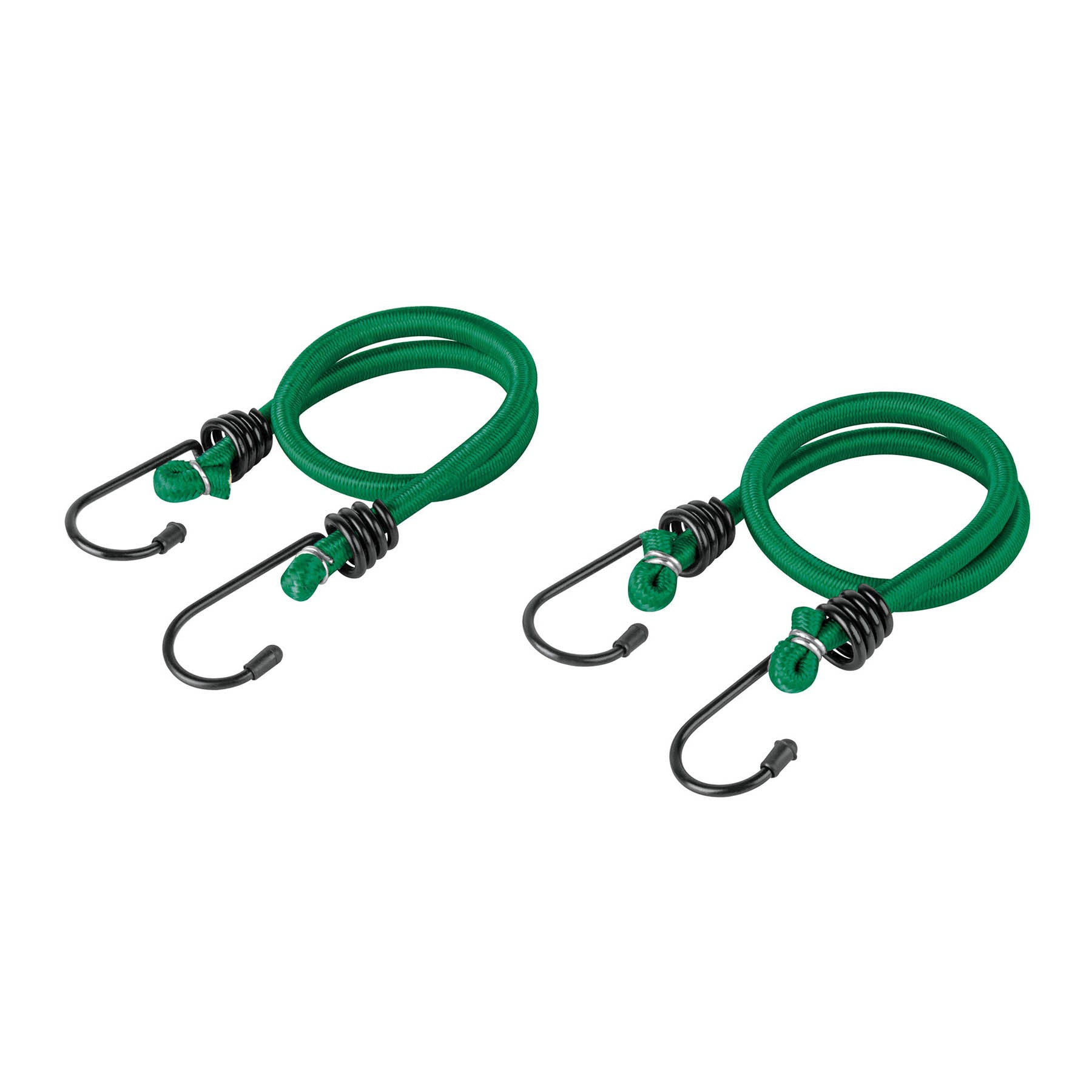 Bolsa con 2 tensores elasticos verdes de 45 cm Pretul