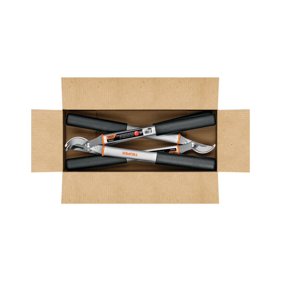 Tijera para ramas 38 cm, mangos de aluminio, TRUPER EXPERT