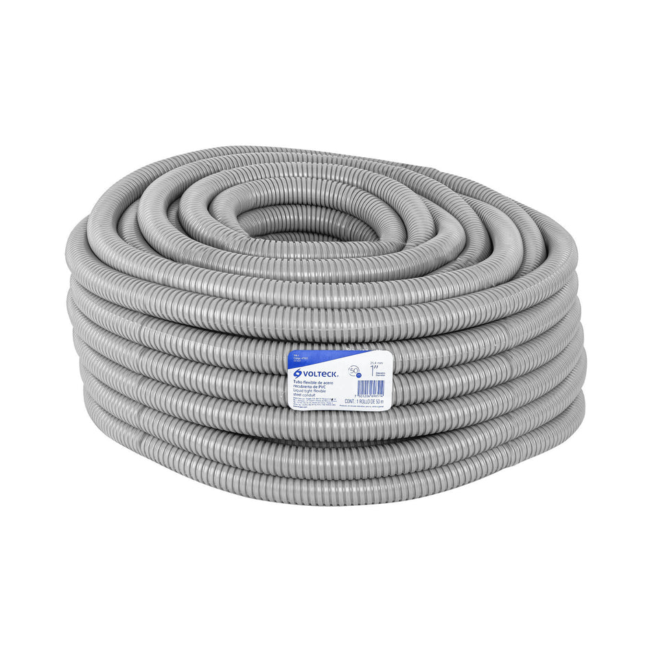 Rollo de 50 m de tubo flexible liquid tight de 1', Volteck 50 m, 1'