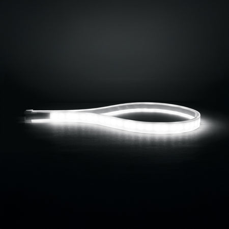 Par de Tiras LED secuenciales para auto 30cm blanco-amarillo 30cm, blanco, amarillo