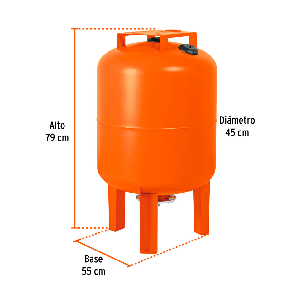 Tanque hidroneumatico vertical TRUPER 80 L