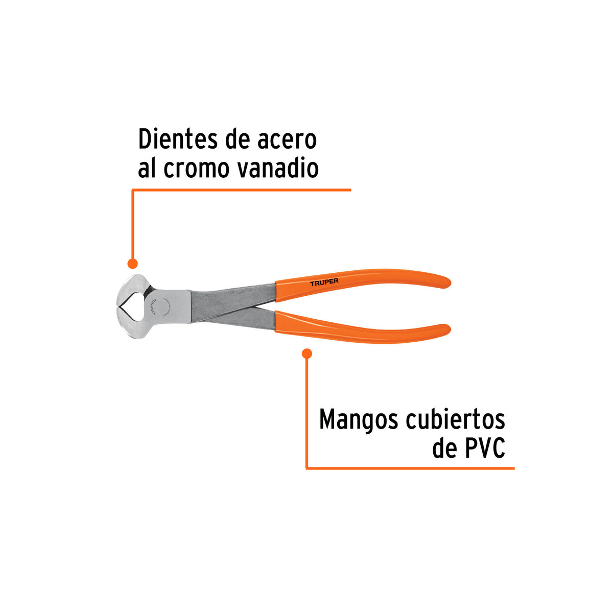 Tenaza plafonera industrial 10', Truper 10'