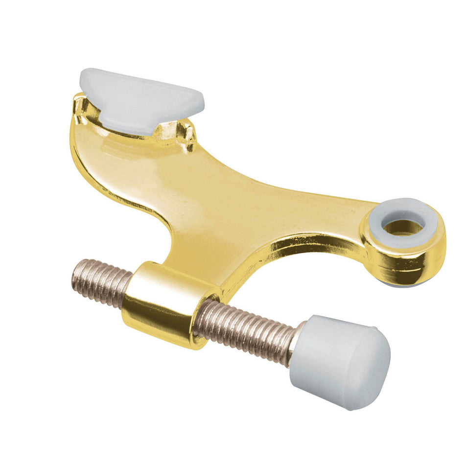 Tope de puerta para bisagra acabado HERMEX brillante