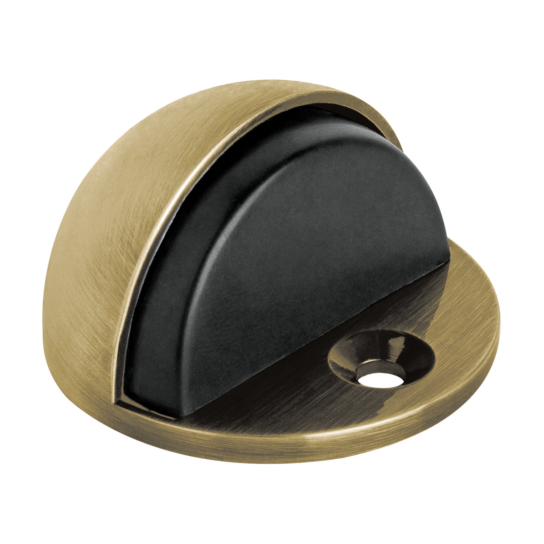 Tope tipo domo para puerta acabado laton antiguo HERMEX