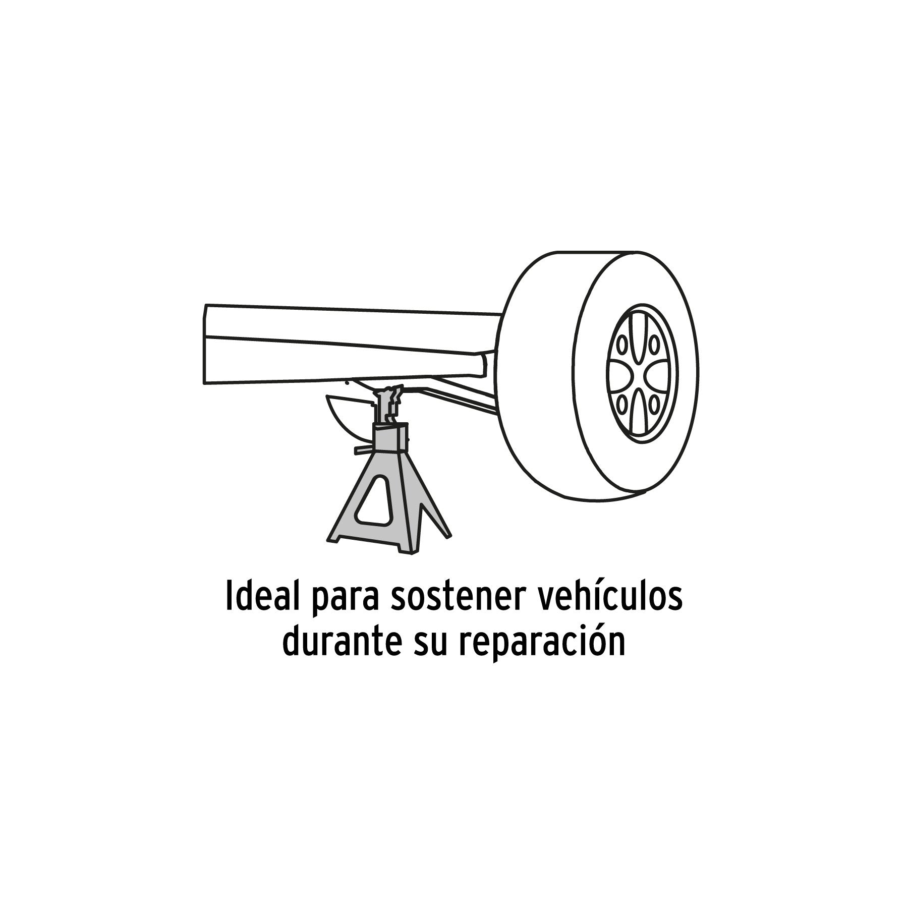 Caja con 2 torres de 3 ton para auto Truper