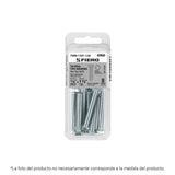 Blíster con 4 tornillos 3/8' x 2' tipo máquina, FIERO 3/8', 2'