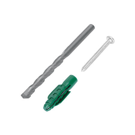 Kit de 20 taquetes 1/2' con pijas #14 y 1 broca 1/2', FIERO