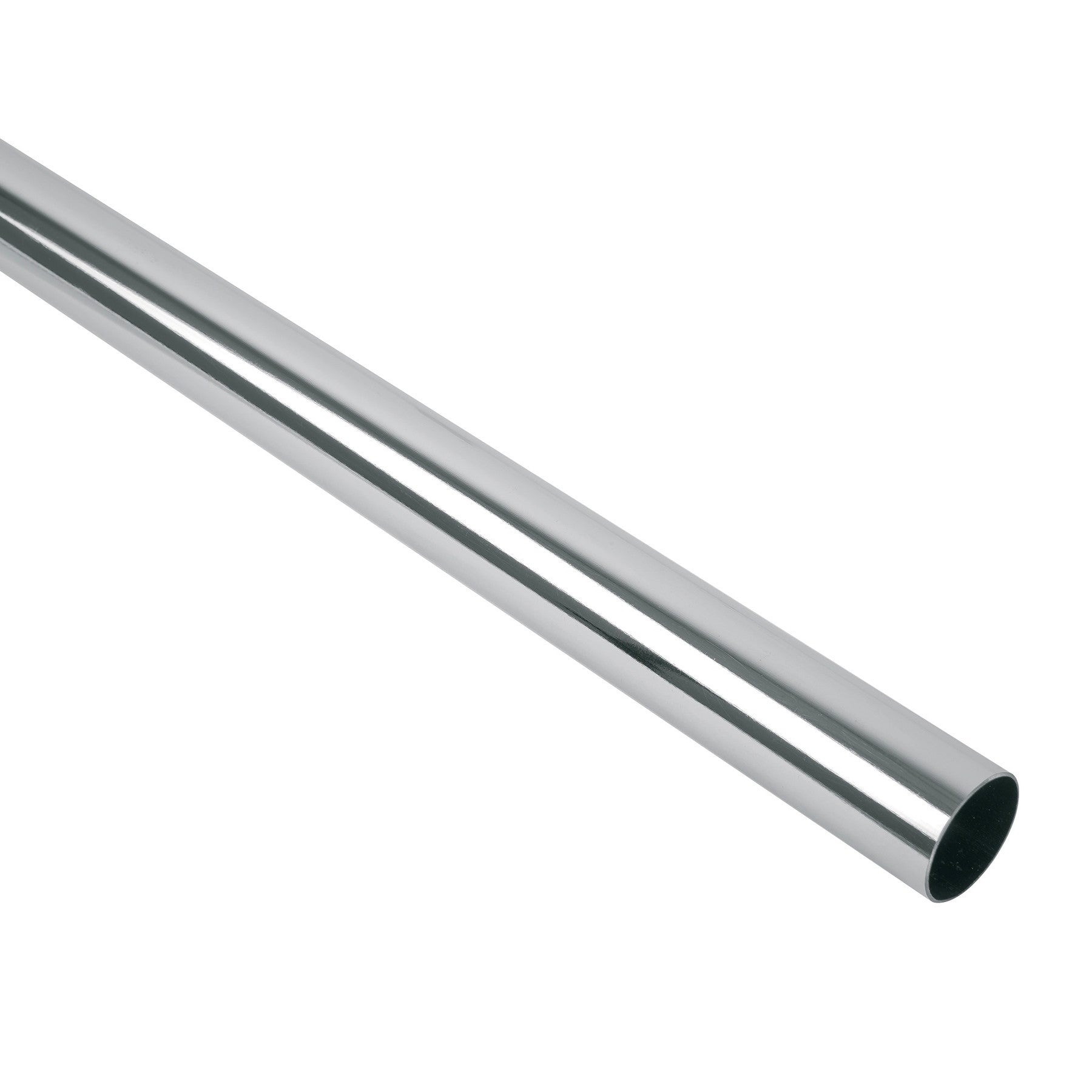 Tubo redondo para closet 3.0 m acero cromado HERMEX